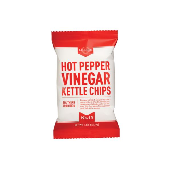 Hot Pepper Vinegar Kettle Chips Lillie's Q