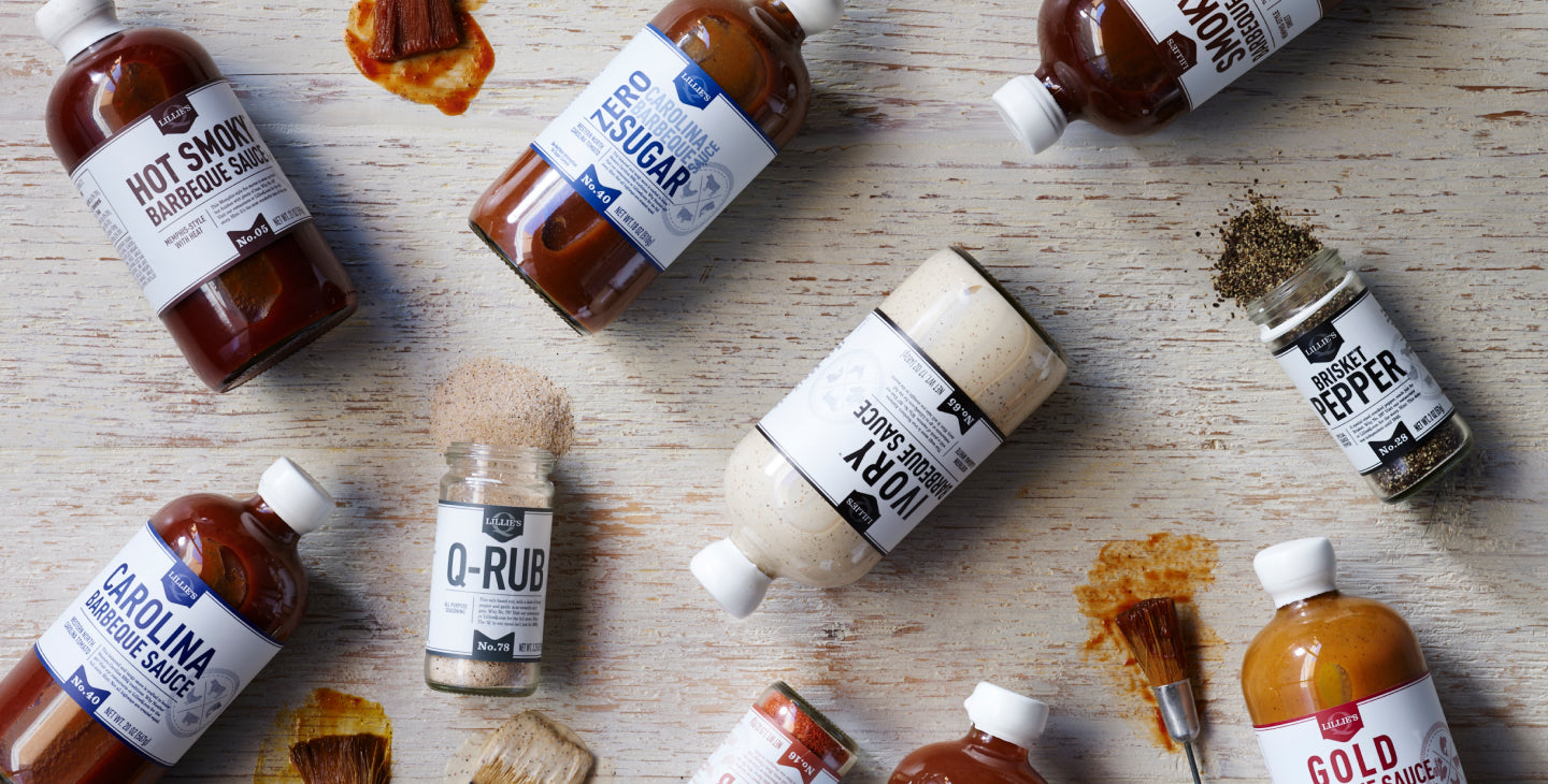 Lillie's Q Sauces and spices